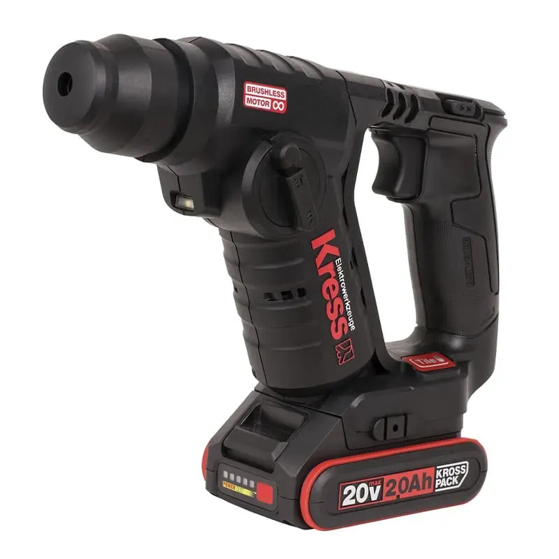Перфоратор KRESS KU380 20V бесщеточный аккумуляторный — детальное фото