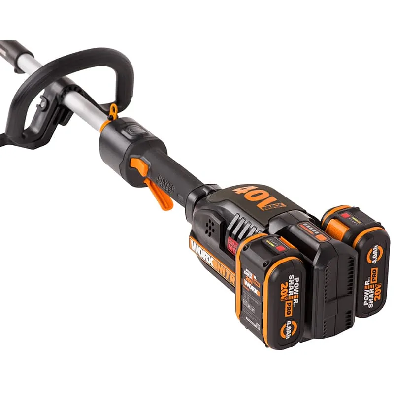 Триммер WORX NITRO WG186E.1 40V бесщеточный аккумуляторный — детальное фото