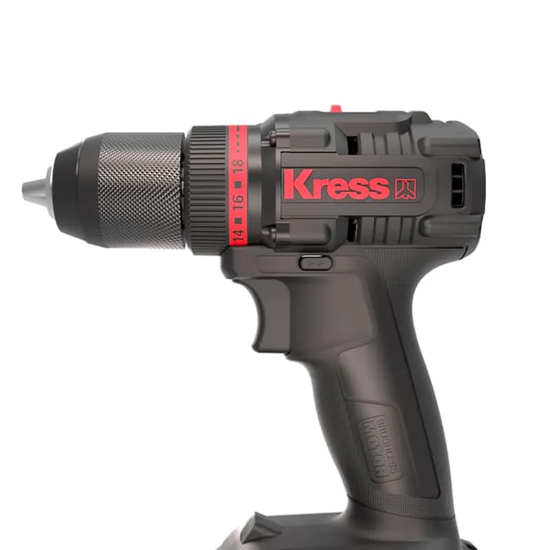 Дрель-шуруповерт KRESS KUA71 20V аккумуляторная бесщеточная — детальное фото