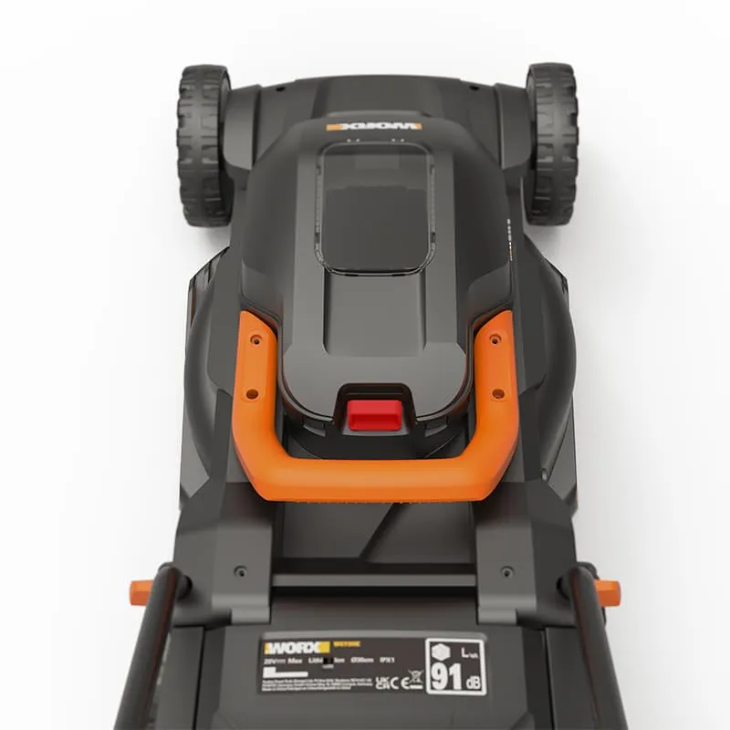 Газонокосилка WORX WG730E 20V 30см аккумуляторная бесщеточная — детальное фото