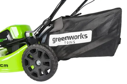 Газонокосилка Greenworks GD60LM46HP 60V 2502807 (46 см) бесщеточная аккумуляторная — детальное фото