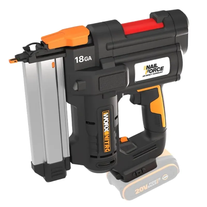 Гвоздезабивной пистолет WORX WX842 20V бесщеточный аккумуляторный — детальное фото