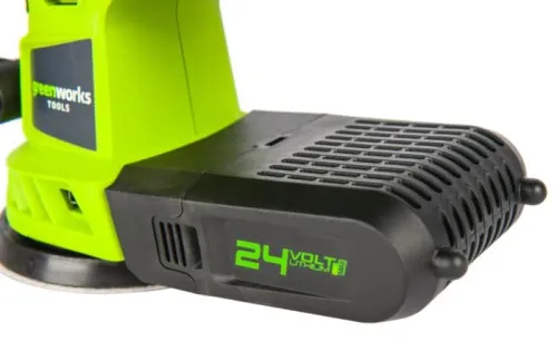 Шлифмашина Greenworks G24ROS 24V 3100107 (125 мм) аккумуляторная — детальное фото