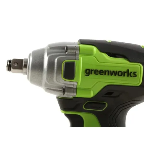 Гайковерт ударный Greenworks GD24IW400 24V 3802907 (400 Нм) бесщеточный аккумуляторный — детальное фото