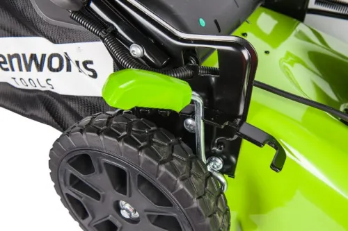 Газонокосилка Greenworks GD60LM46HP 60V 2502807 (46 см) бесщеточная аккумуляторная — детальное фото