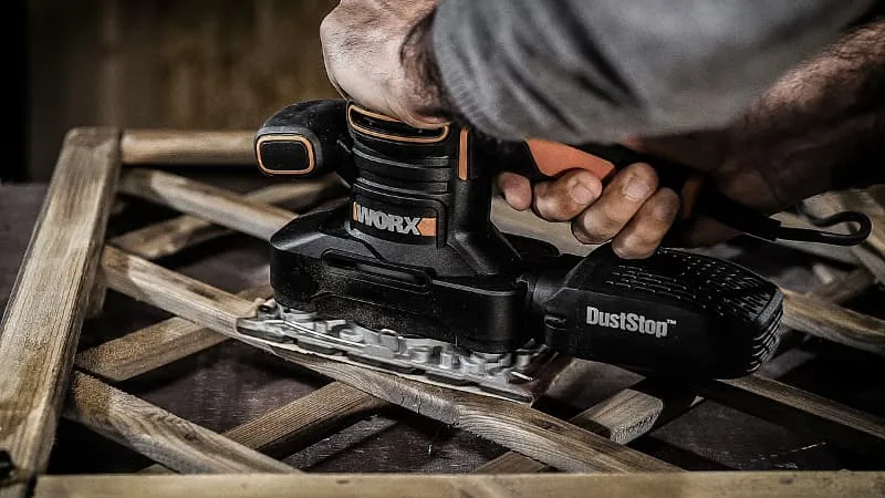 Виброшлифмашина WORX WX641 220V 250Вт электрическая — детальное фото