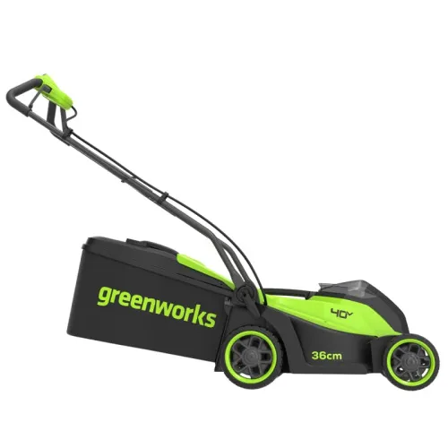 Газонокосилка Greenworks GD40LM361 40V 2520807 (36 см) бесщеточная аккумуляторная — детальное фото
