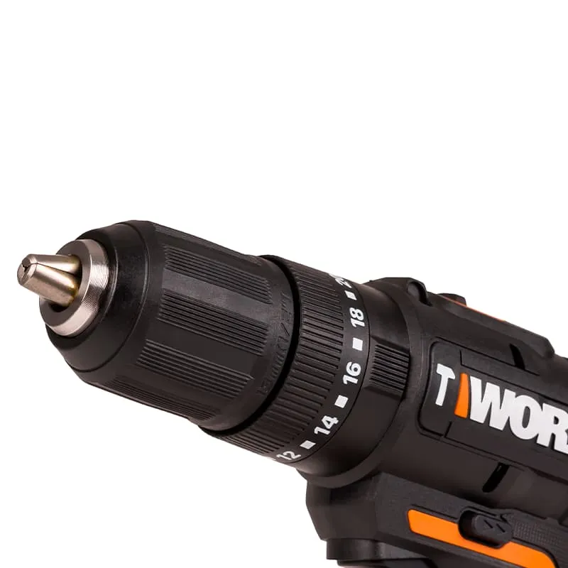 Дрель-шуруповерт ударная WORX WX370 20V 50Нм аккумуляторная — детальное фото