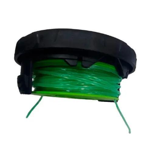 Катушка триммерная c леской, крышкой и пружиной 2949807 для триммеров Greenworks GD82BCB 82V и GD82LT 82V — детальное фото