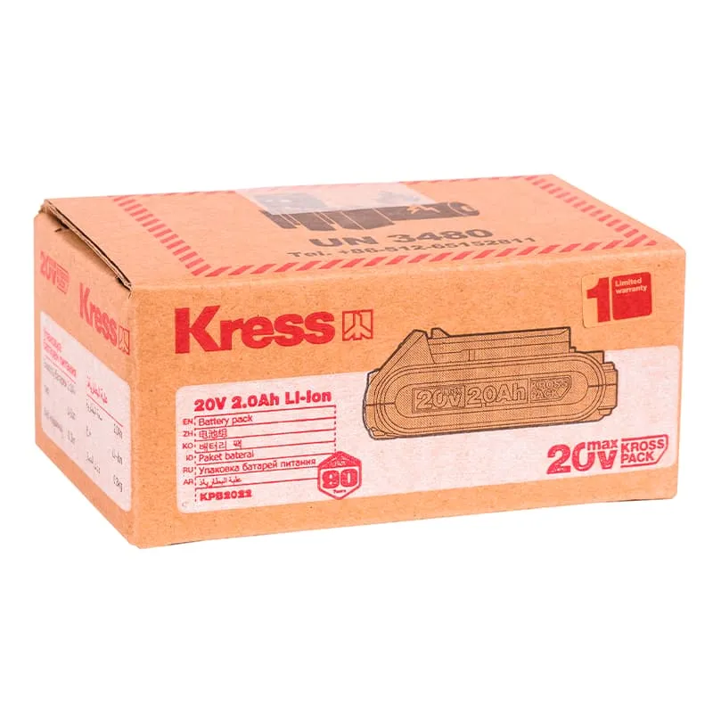 Аккумулятор KRESS KPB2022 20V 2 Ач — детальное фото