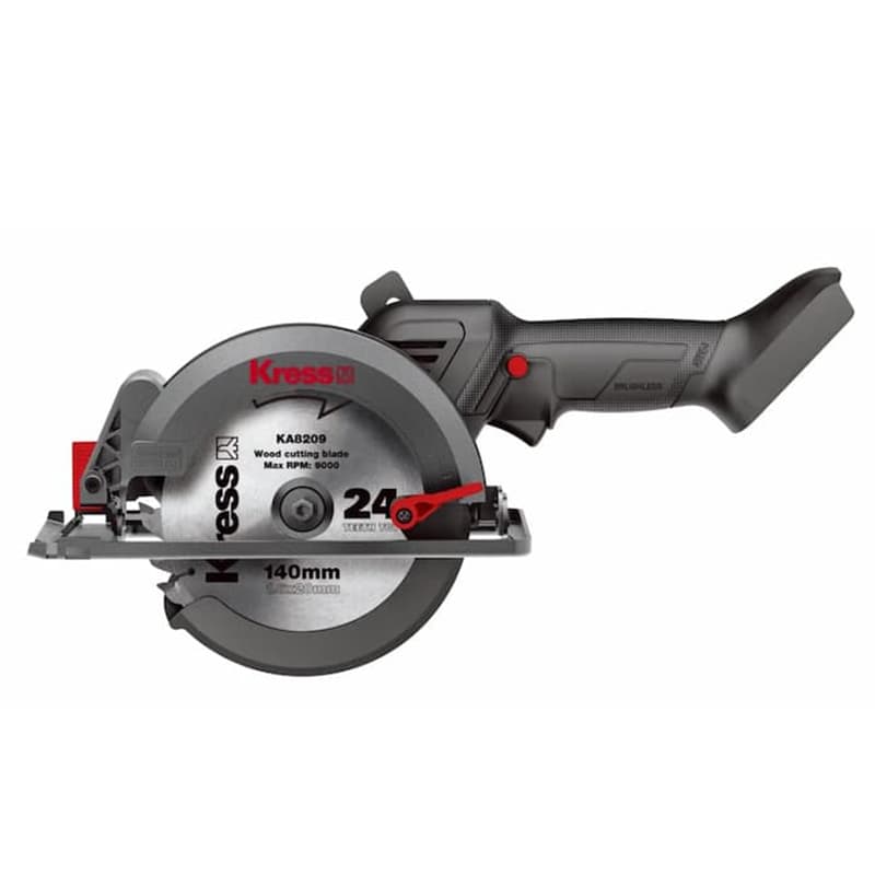 Пила циркулярная KRESS KU519.9 20V 140мм бесщеточная аккумуляторная, без АКБ и ЗУ