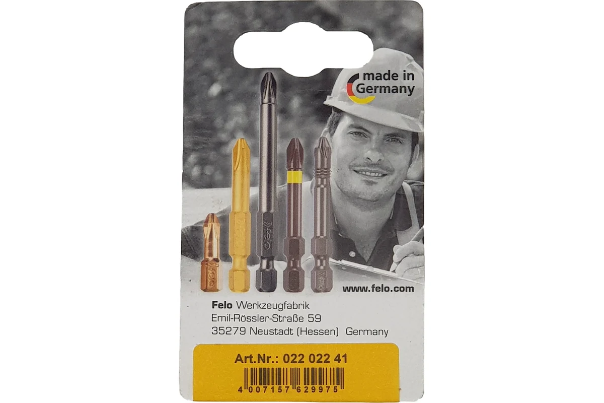Бита ударная Impact (2 шт; 25 мм; PH2) Felo 02202241 — детальное фото