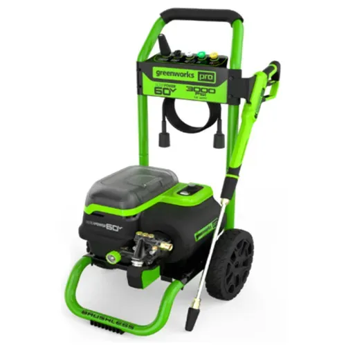 Мойка высокого давления аккумуляторная 250 бар с портом на два аккумулятора Greenworks GDPW60DP 60V 5106207, без АКБ и ЗУ