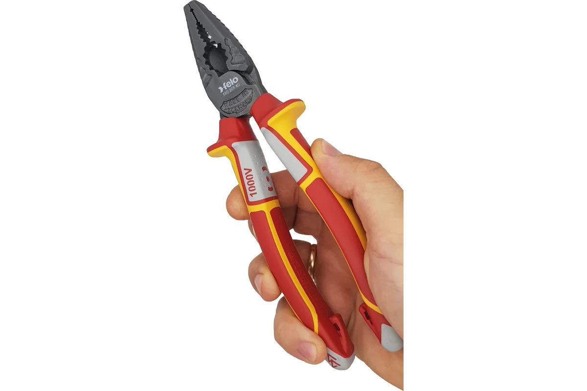 Диэлектрические комбинированные плоскогубцы Felo 205 мм 58020540 — детальное фото