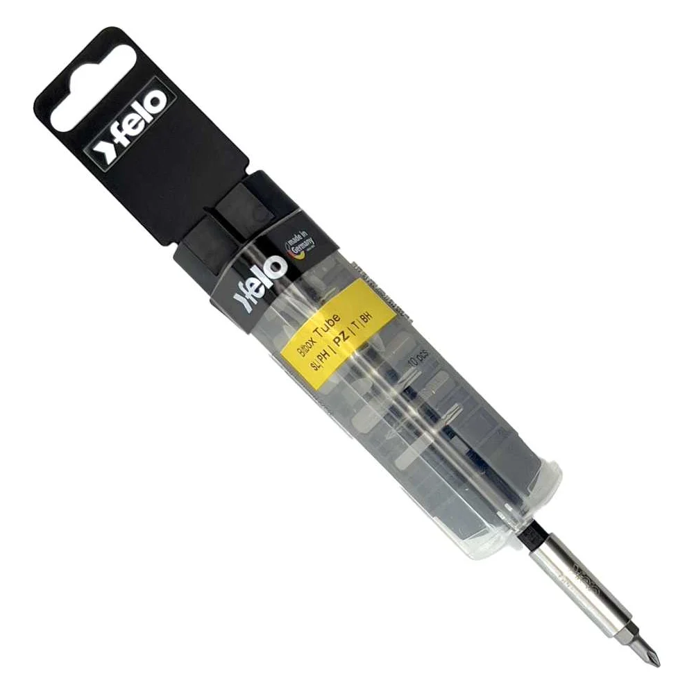 Набор бит SL/PH/PZ/T/BH 9 шт с битодержателем Felo 02093110 — детальное фото