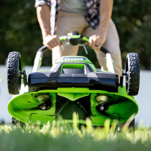 Газонокосилка самоходная Greenworks GD60LM61 60V 2519107 (61 см) бесщеточная аккумуляторная — детальное фото