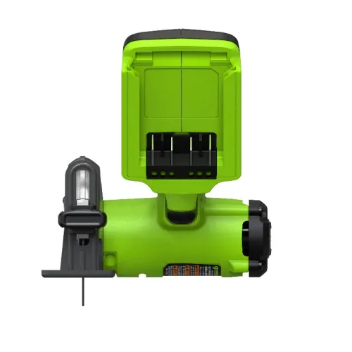 Угловая шлифмашина (болгарка) Greenworks GD24UCS 24V 3402007 (76 мм) бесщеточная аккумуляторная — детальное фото